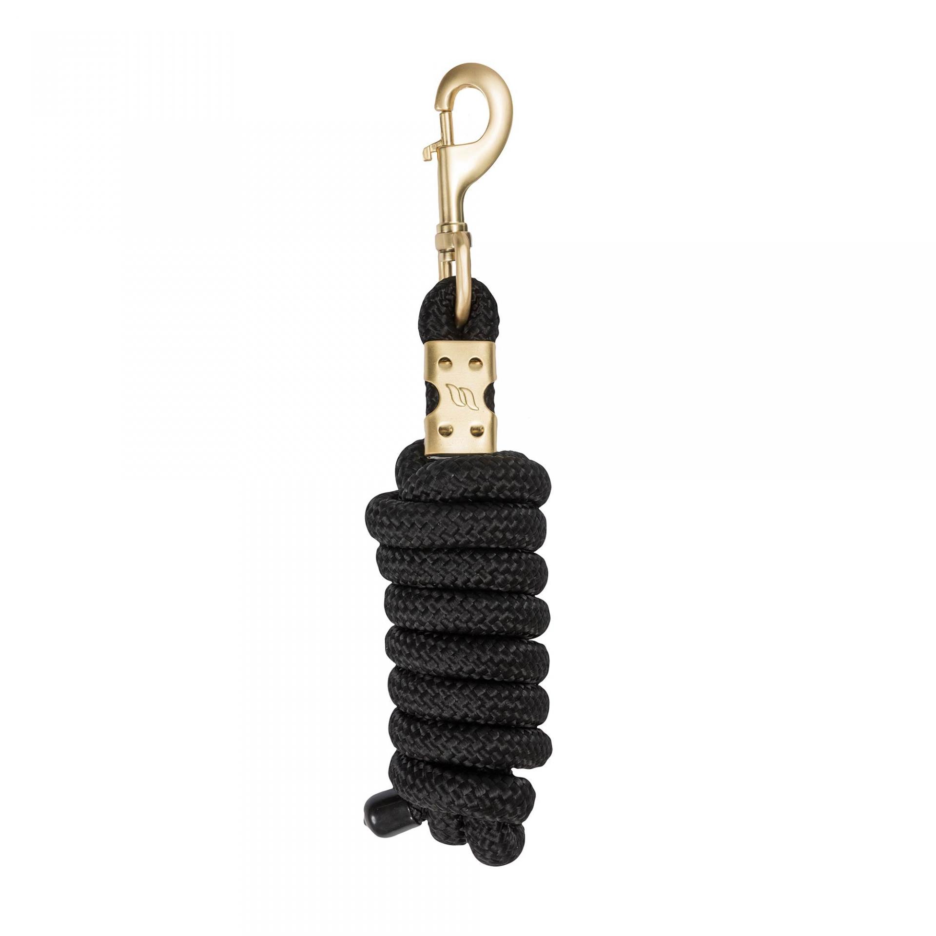 2440 ace lead rope black gold web