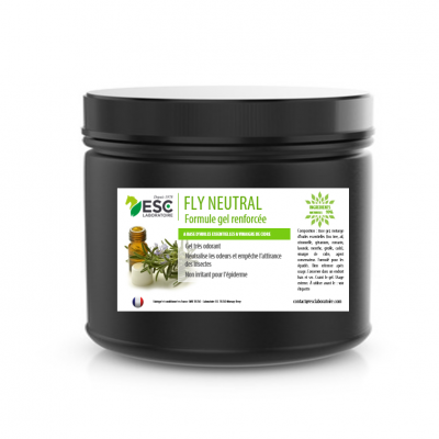 Fly neutral gel – Gel insectes cheval – À base d’huiles essentielles